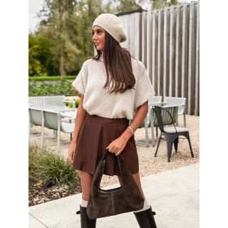 Pull col roulé Merve - Beige
