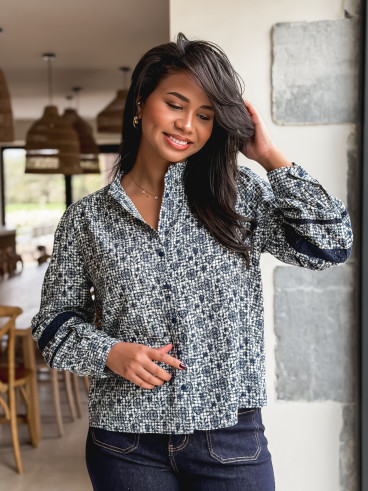 Chemise Peggy - Bleu marine