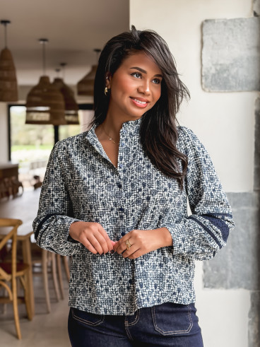 Chemise Peggy - Bleu marine