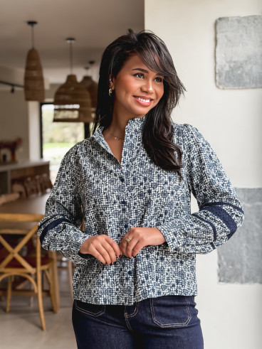 Chemise Peggy - Bleu marine