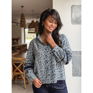 Chemise Peggy - Bleu marine