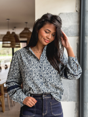 Chemise Peggy - Bleu marine