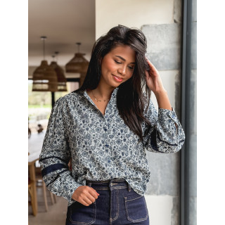 Chemise Peggy - Bleu marine