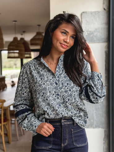 Chemise Peggy - Bleu marine