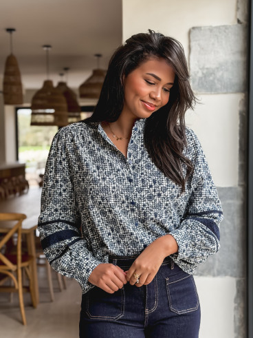 Chemise Peggy - Bleu marine