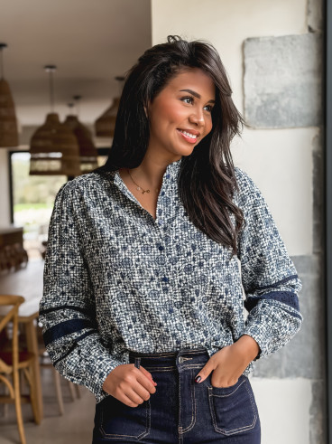 Chemise Peggy - Bleu marine