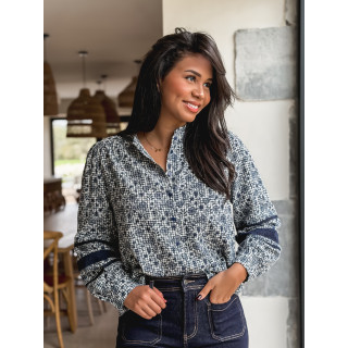 Chemise Peggy - Bleu marine