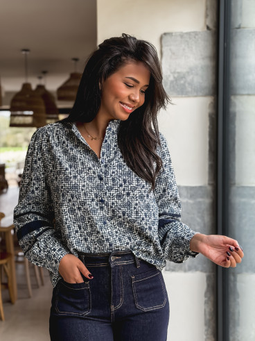Chemise Peggy - Bleu marine
