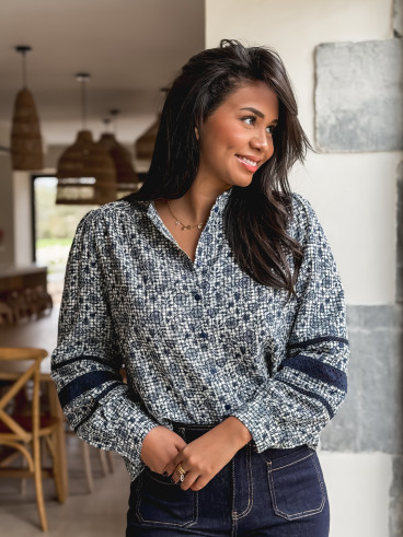 Chemise Peggy - Bleu marine