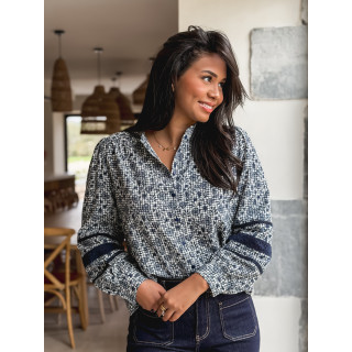 Chemise Peggy - Bleu marine