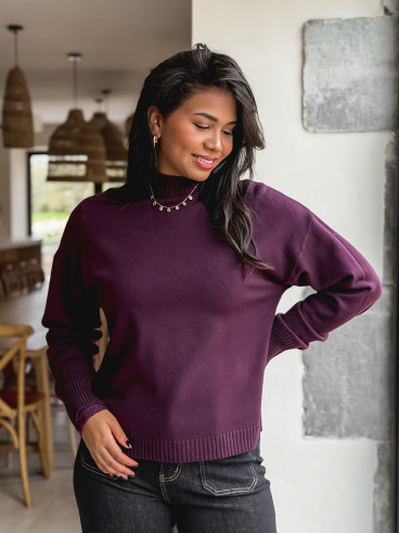 Pull Maélora - Bordeaux Pull Maélora - Bordeaux