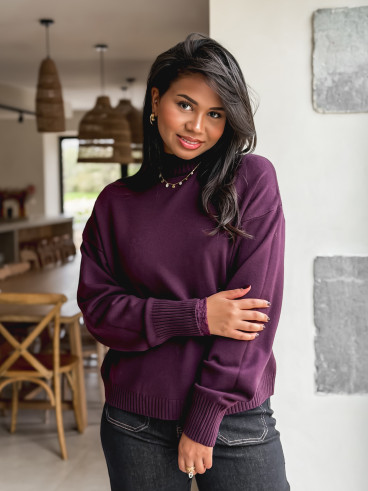 Pull Maélora - Bordeaux Pull Maélora - Bordeaux
