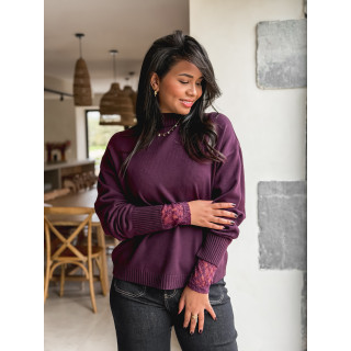 Pull Maélora - Bordeaux