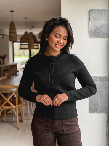 Pull Solita - Noir Pull Solita - Noir