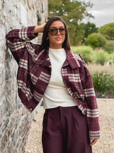 Veste à carreaux Régie - Bordeaux