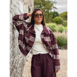 Veste à carreaux Régie - Bordeaux