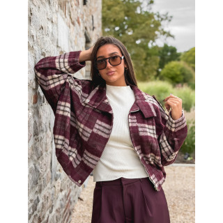 Veste à carreaux Régie - Bordeaux