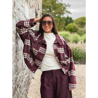 Veste à carreaux Régie - Bordeaux