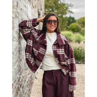 Veste à carreaux Régie - Bordeaux