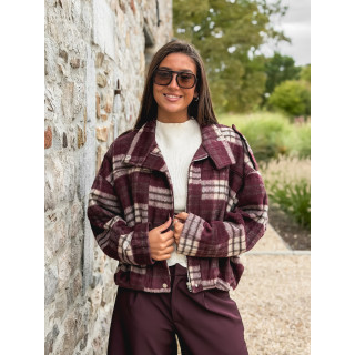Veste à carreaux Régie - Bordeaux