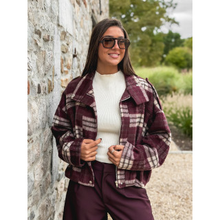 Veste à carreaux Régie - Bordeaux