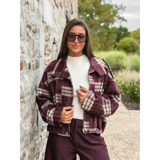 Veste à carreaux Régie - Bordeaux