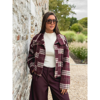 Veste à carreaux Régie - Bordeaux