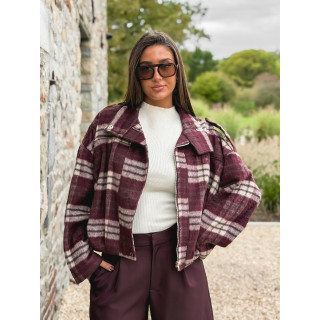 Veste à carreaux Régie - Bordeaux