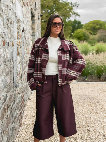 Veste à carreaux Régie - Bordeaux