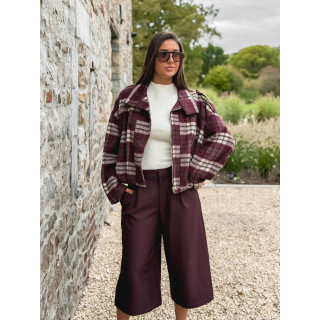 Veste à carreaux Régie - Bordeaux