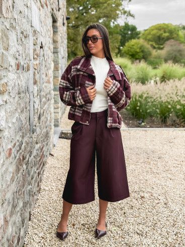 Veste à carreaux Régie - Bordeaux
