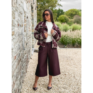 Veste à carreaux Régie - Bordeaux