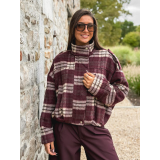 Veste à carreaux Régie - Bordeaux