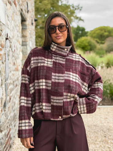 Veste à carreaux Régie - Bordeaux
