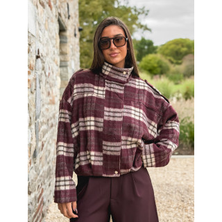 Veste à carreaux Régie - Bordeaux