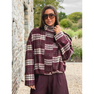 Veste à carreaux Régie - Bordeaux