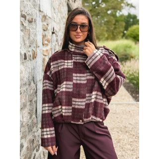 Veste à carreaux Régie - Bordeaux