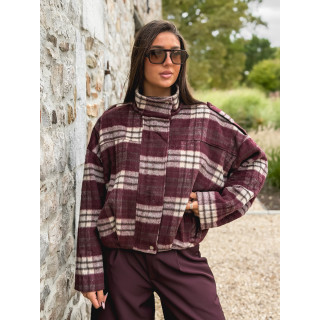 Veste à carreaux Régie - Bordeaux