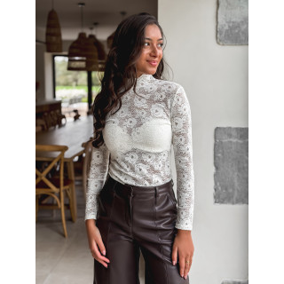Body en dentelle Azya - Ecru