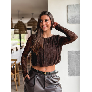 Blouse Aléanor - Chocolat