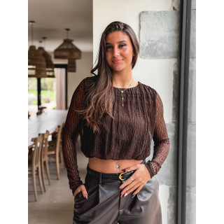 Blouse Aléanor - Chocolat