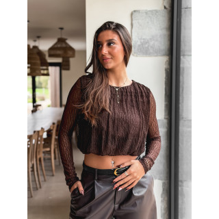Blouse Aléanor - Chocolat
