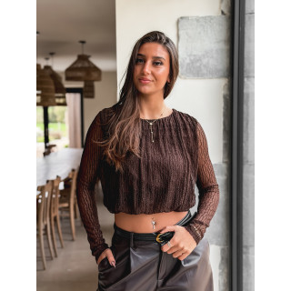Blouse Aléanor - Chocolat
