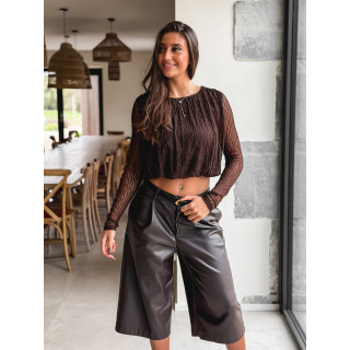 Blouse Aléanor - Chocolat