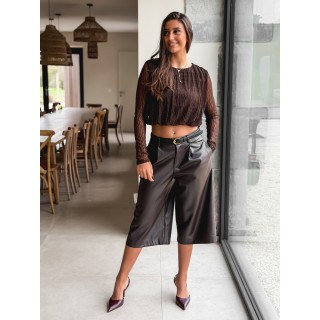 Blouse Aléanor - Chocolat