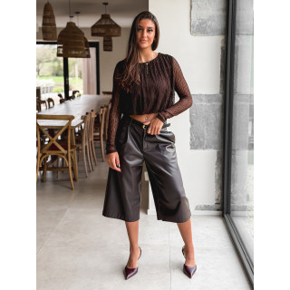 Blouse Aléanor - Chocolat