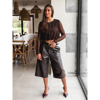 Blouse Aléanor - Chocolat