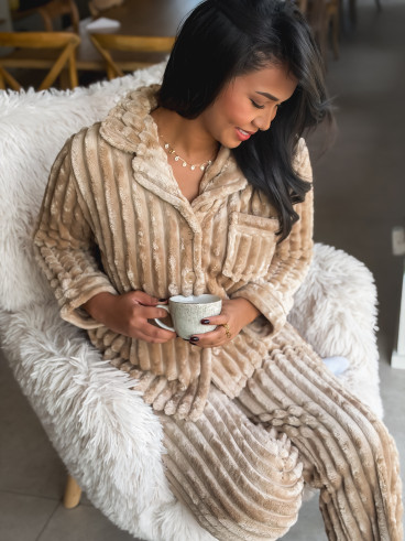 Pyjama Émilise - Taupe