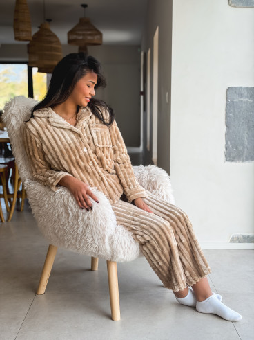Pyjama Émilise - Taupe