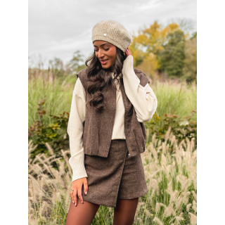 Gilet sans manches Winia - Chocolat